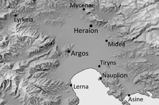 Heraion Sanctuary - Argolis location 